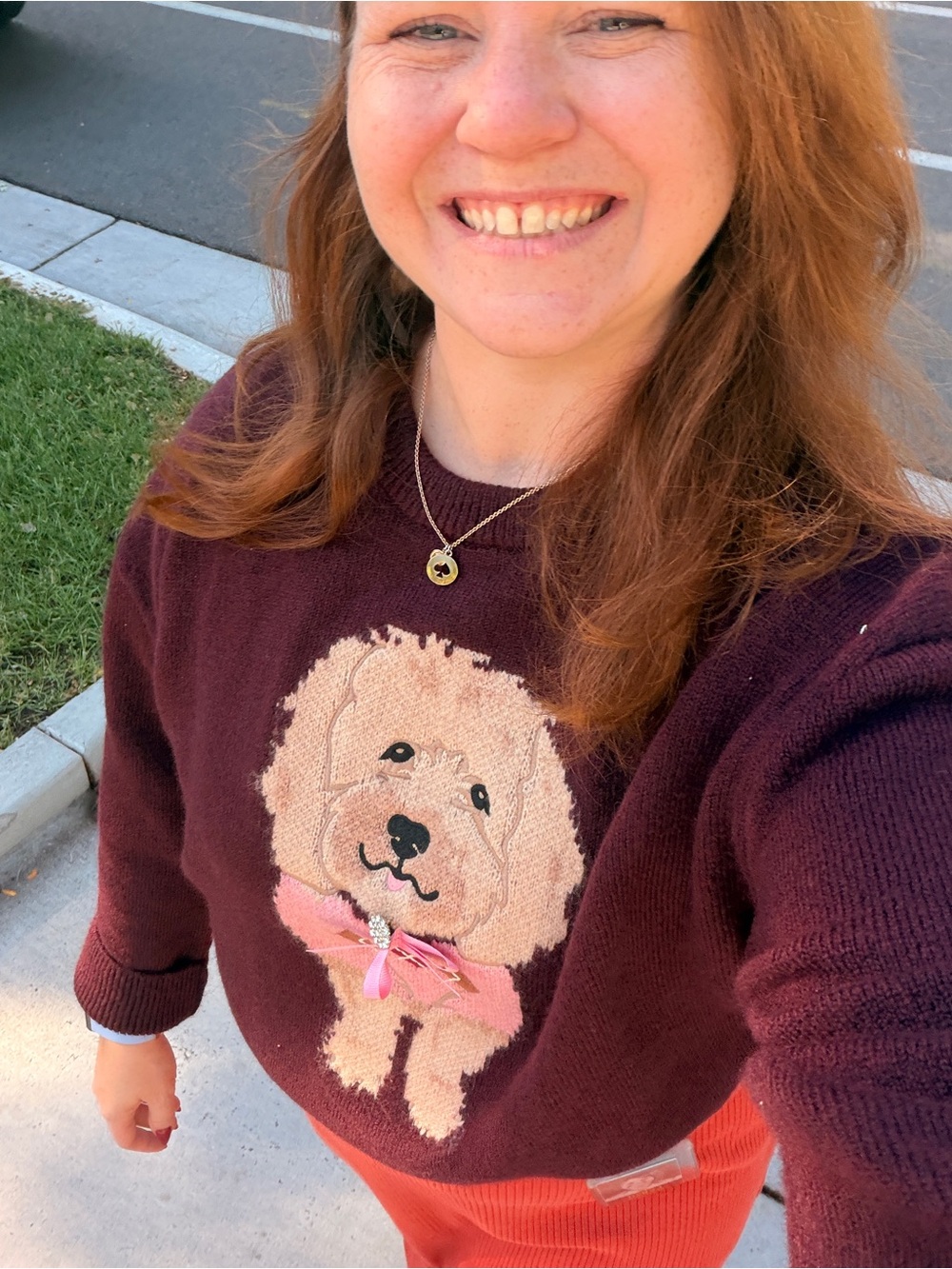 Anthropologie Maeve Crew-Neck Dog Icon Pullover Sweater, size M - Picture 6 of 6